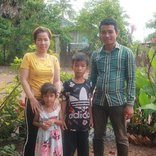 Mr Chamroeun's family